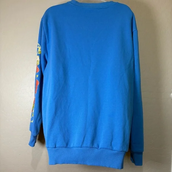 Blue Strawberry Shortcake Sweatshirt Crewneck Relaxed Cozy Fit - Picture 5 of 9